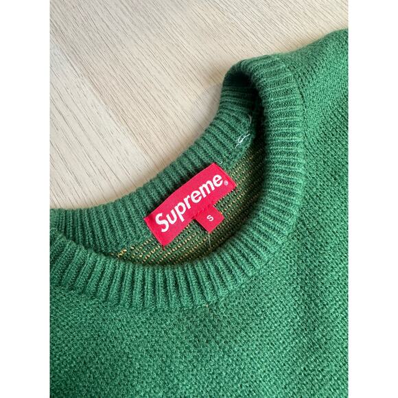 Supreme x Thrasher Sweater Green Size S FW21 - NEW - Picture 2 of 9